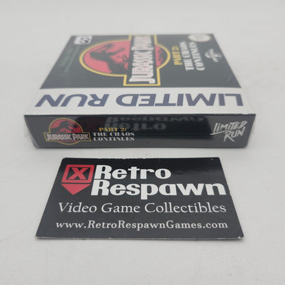 Jurassic Park Part 2: The Chaos Continues [Limited Run] - GameBoy (Sealed)