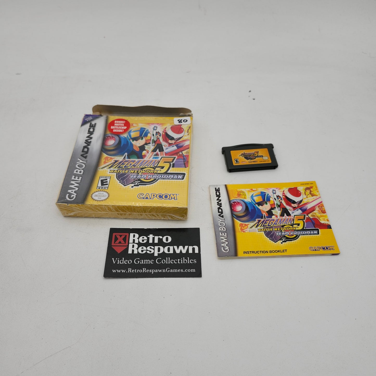 Mega Man Battle Network 5 Team Protoman - GameBoy Advance (Complete)