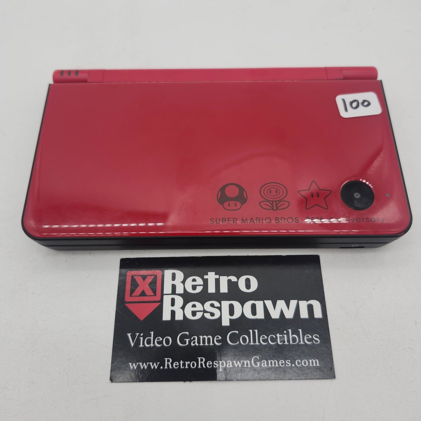 Red Nintendo DSi LL Super Mario Bros. 25th Anniversary  - JP Nintendo DS (Console + Charger)