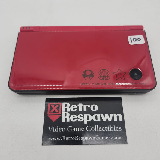 Red Nintendo DSi LL Super Mario Bros. 25th Anniversary  - JP Nintendo DS (Console + Charger)