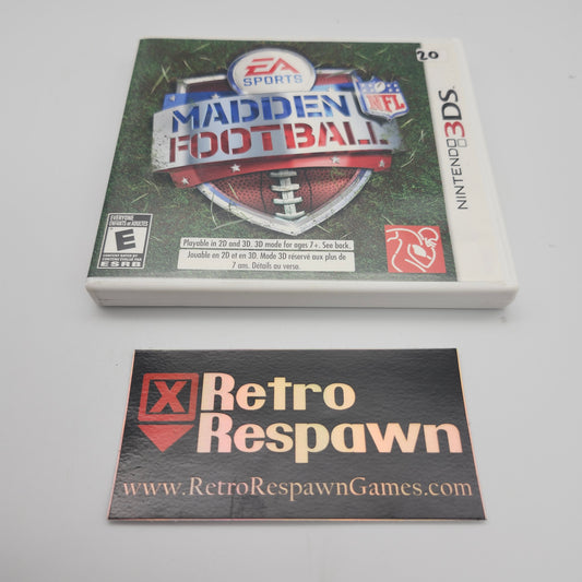 Madden NFL Football - Nintendo 3DS (Complete)