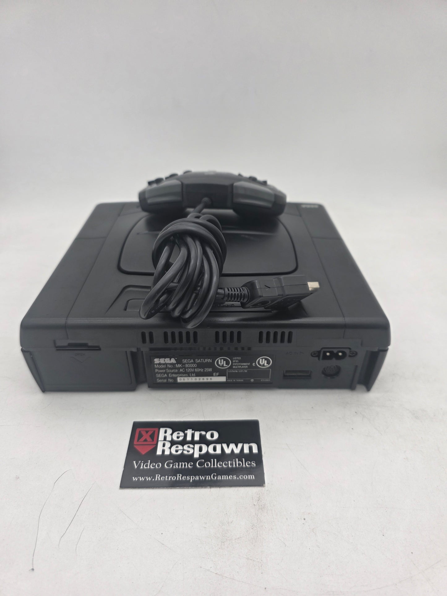 Sega Saturn Console - Sega Saturn (Console, Third Party Controller and all wires)