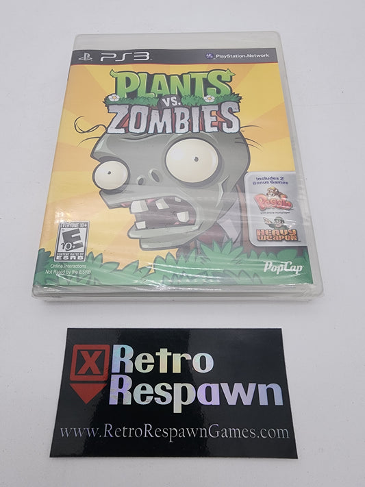 Plants vs. Zombies - Playstation 3 (Sealed)