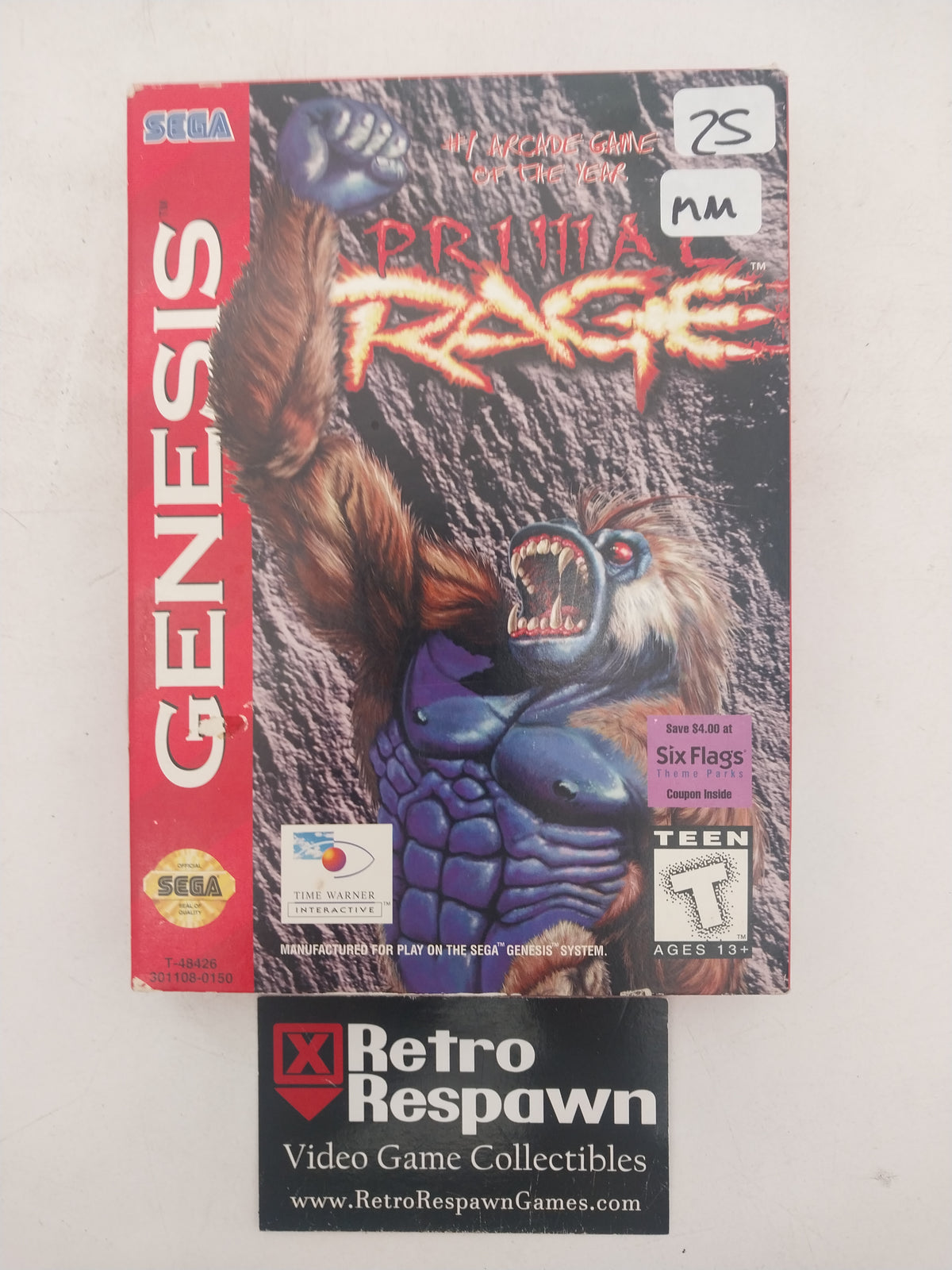 Primal Rage - Sega Genesis (Missing Manual)