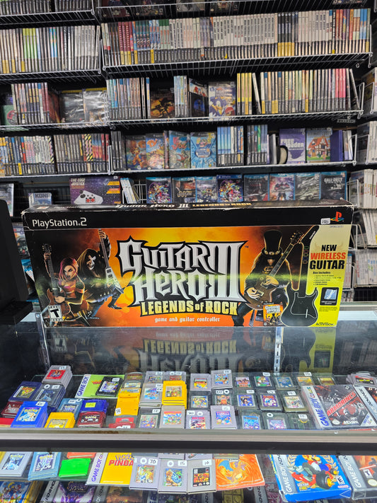 Guitar Hero III Legends of Rock [Bundle] - Playstation 2 (Complete)