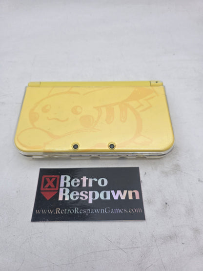 Custom Firmware Cracked New Nintendo 3DS XL Pikachu Edition - Nintendo 3DS (Console + Charger)