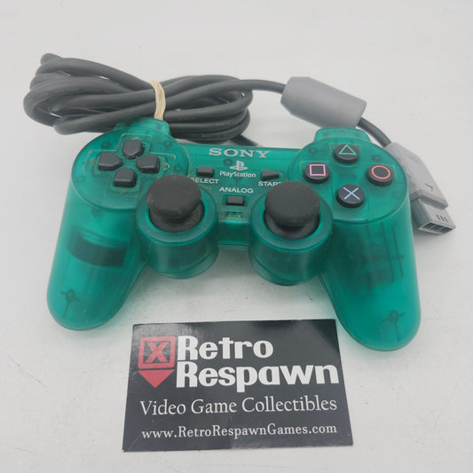 Clear Green Dualshock 2 Controller - Playstation 2 (Controller Only)
