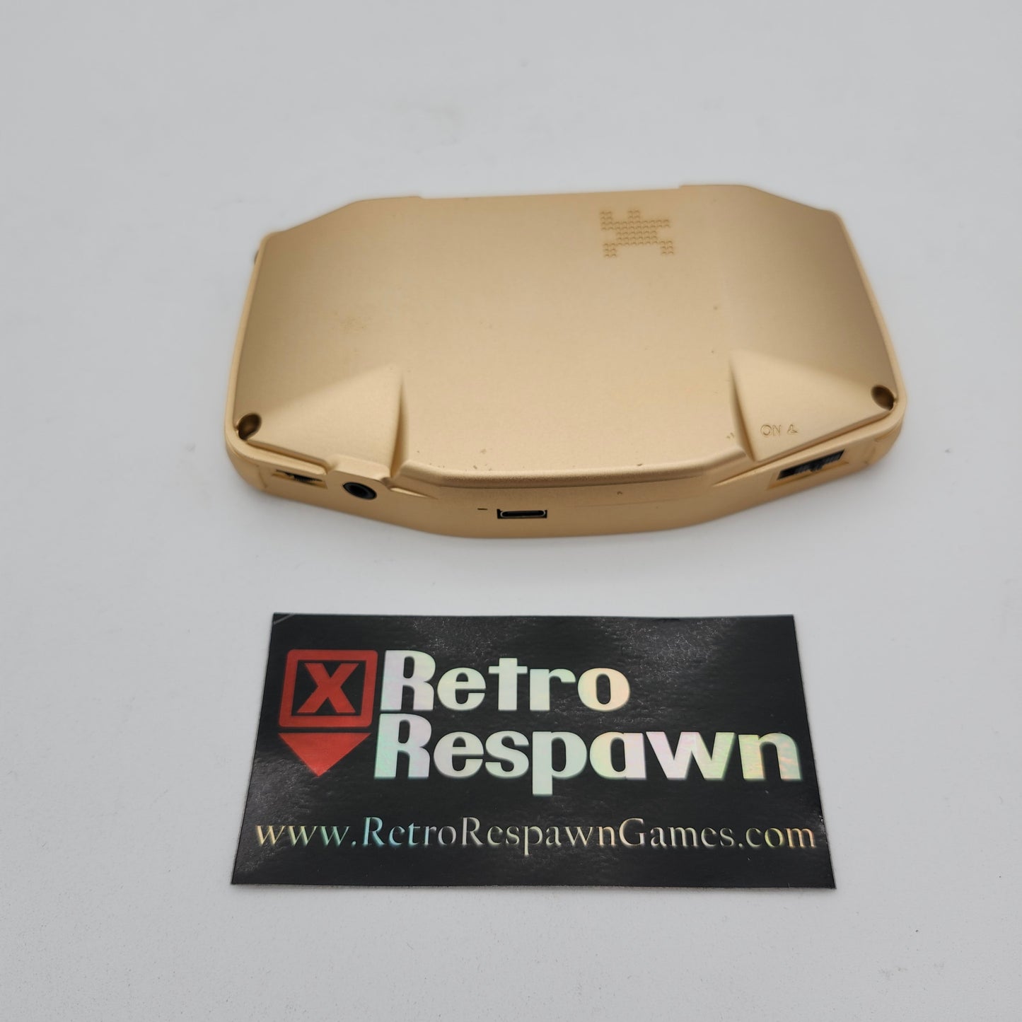 Gold Boxypixel Gameboy Advance usb-c Charging - Gameboy Advance (Console + Charger)