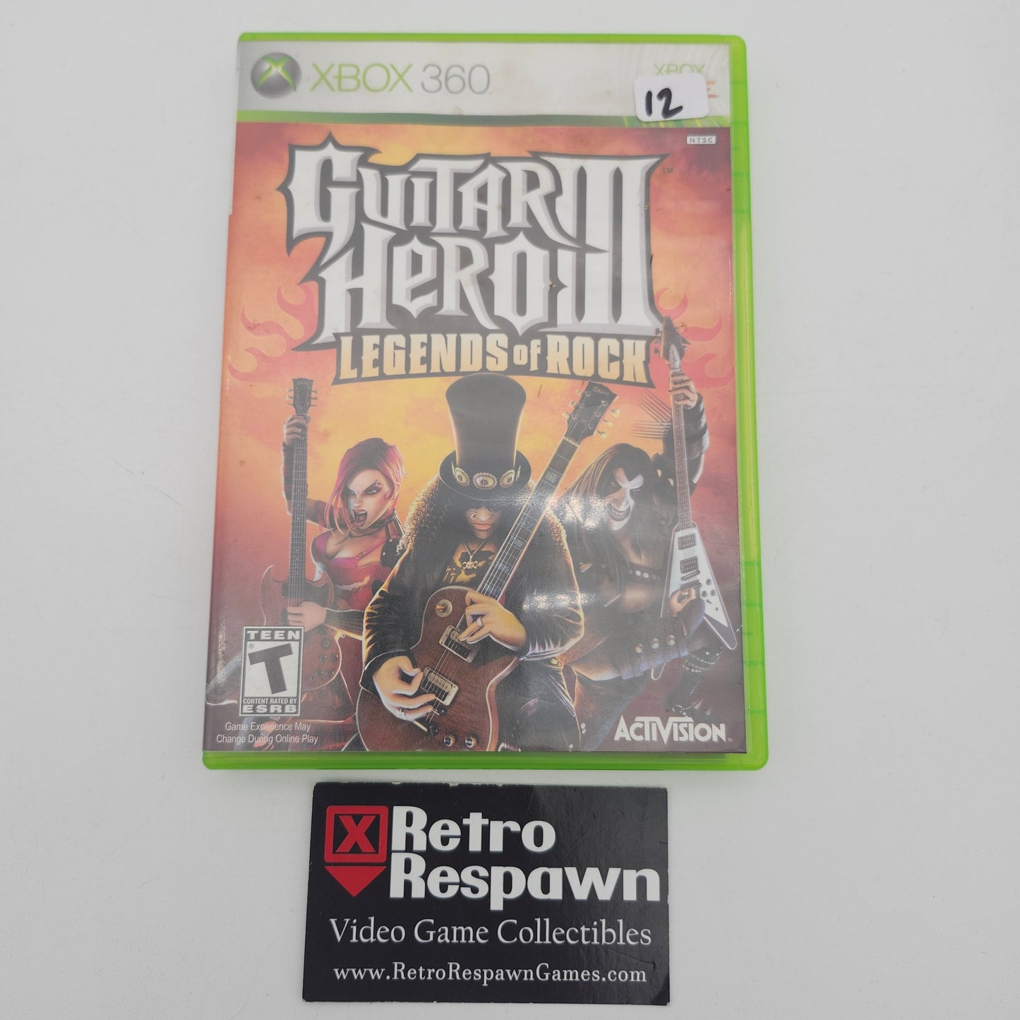 Guitar Hero III Legends of Rock - Xbox 360 (Complete)