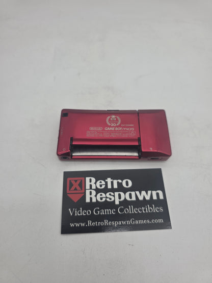 GBA Micro [20th Anniversary Edition] - GameBoy Advance (Console and Charger)