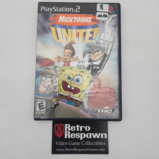 Nicktoons Unite - Playstation 2 (Missing Manual)