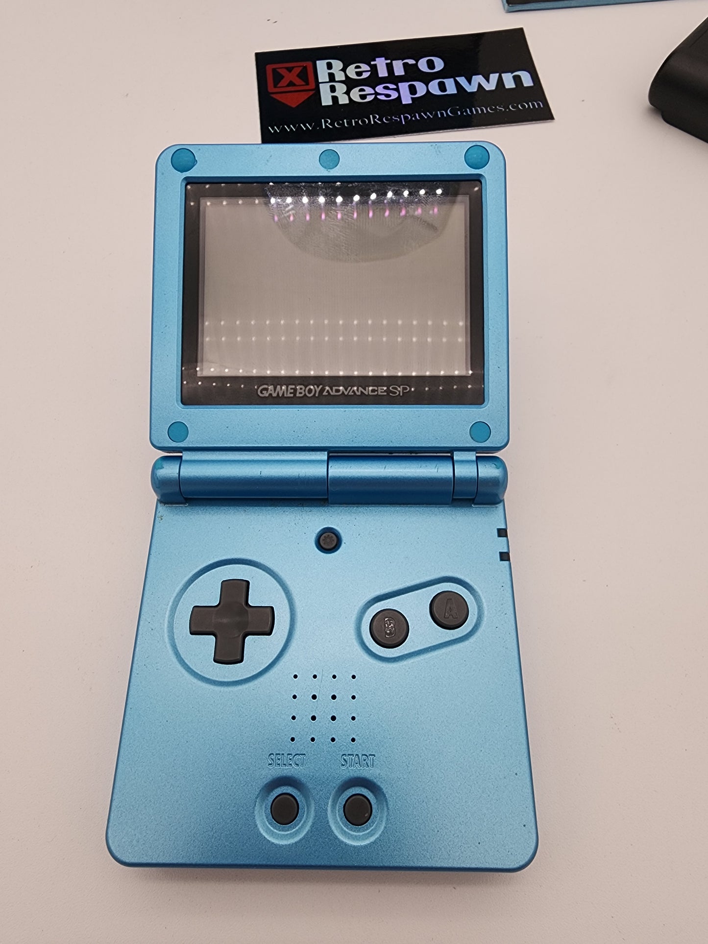 Surf Blue Gameboy Advance SP - GameBoy Advance (Complete)