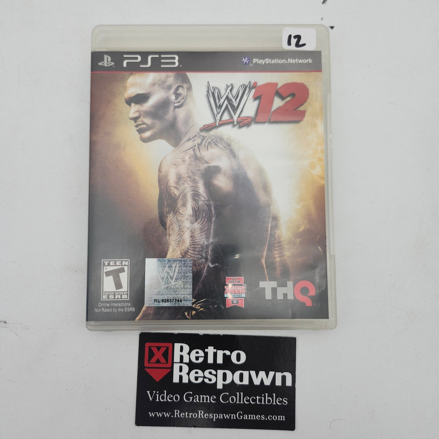 WWE '12 - Playstation 3 (Complete)