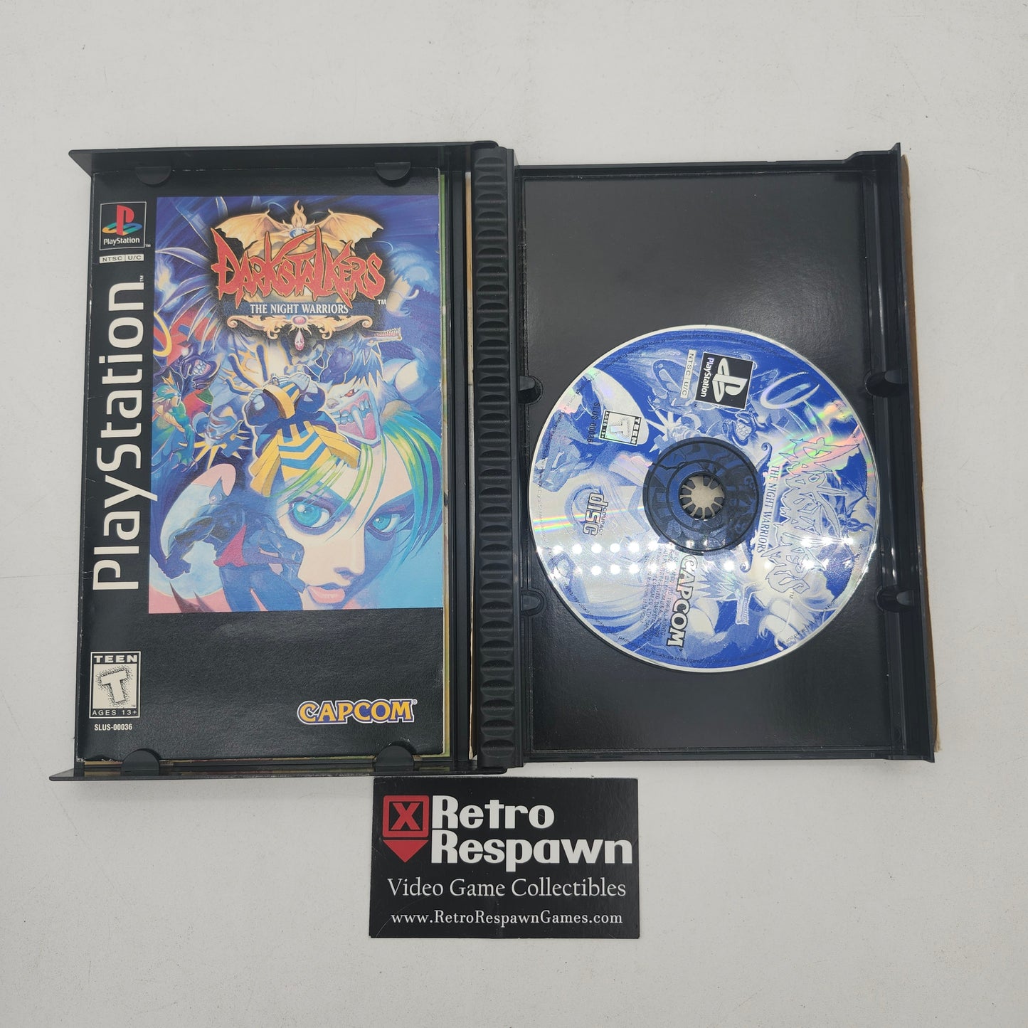 Darkstalkers The Night Warriors - Playstation (Complete)