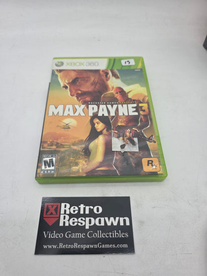 Max Payne 3 - Xbox 360 (Complete)