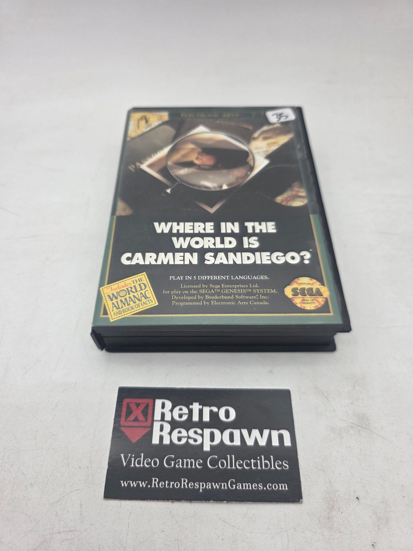Where in the World is Carmen Sandiego - Sega Genesis (Complete)