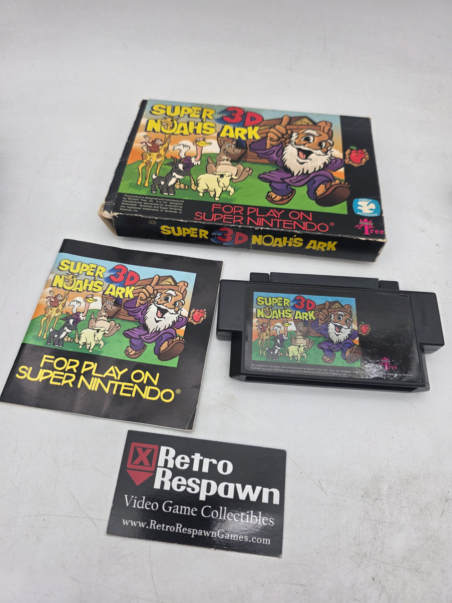 Super 3D Noah's Ark - Super Nintendo (Complete)