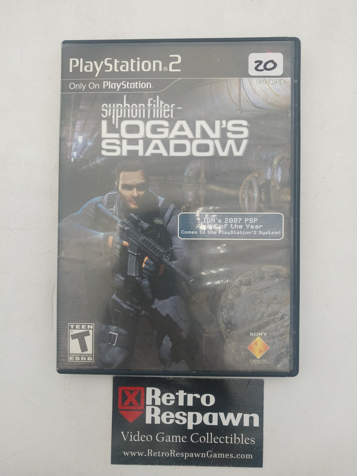 Syphon Filter Logan's Shadow - Playstation 2 (Complete)