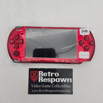 Red PSP 3000 - PSP (Console + Charger)