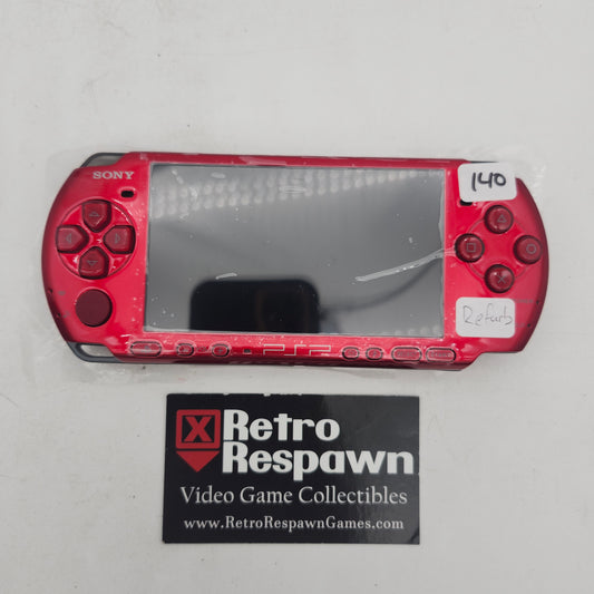 Red PSP 3000 - PSP (Console + Charger)