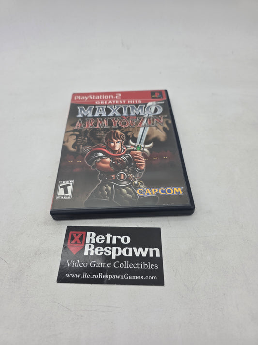 Maximo vs Army of Zin [Greatest Hits] - Playstation 2 (Complete)
