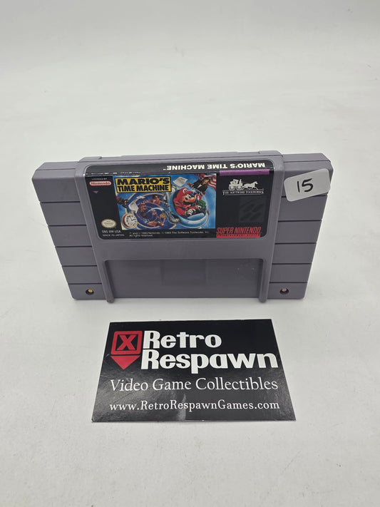 Mario's Time Machine - Super Nintendo (Game Only)