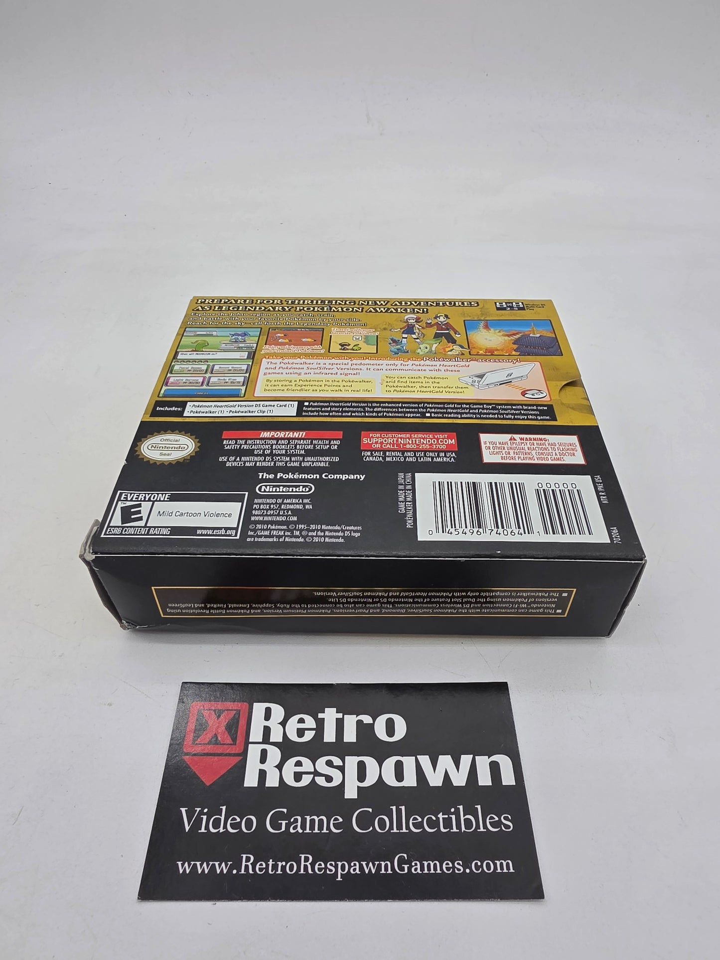 100% Complete Pokemon HeartGold Version [Pokewalker] - Nintendo DS (Complete)