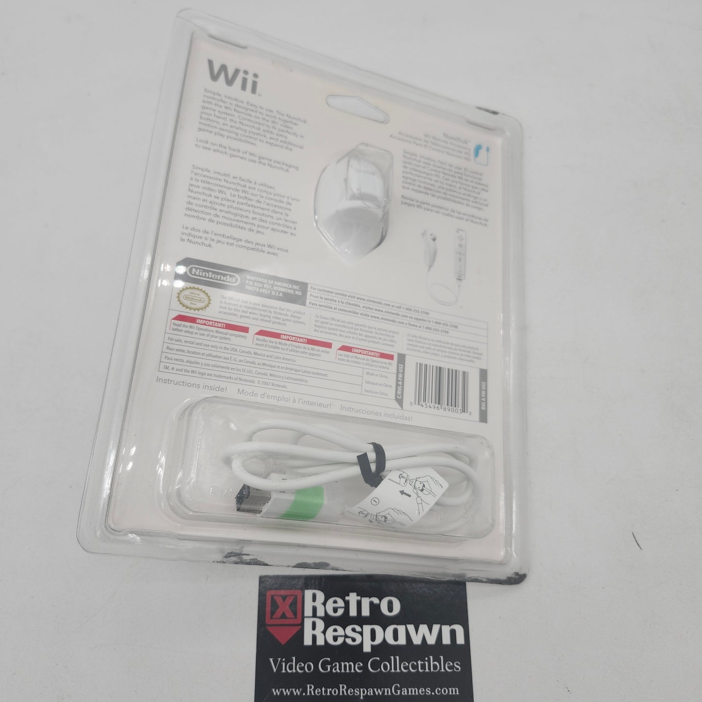 Wii Nunchuk [White] - Wii (Sealed)
