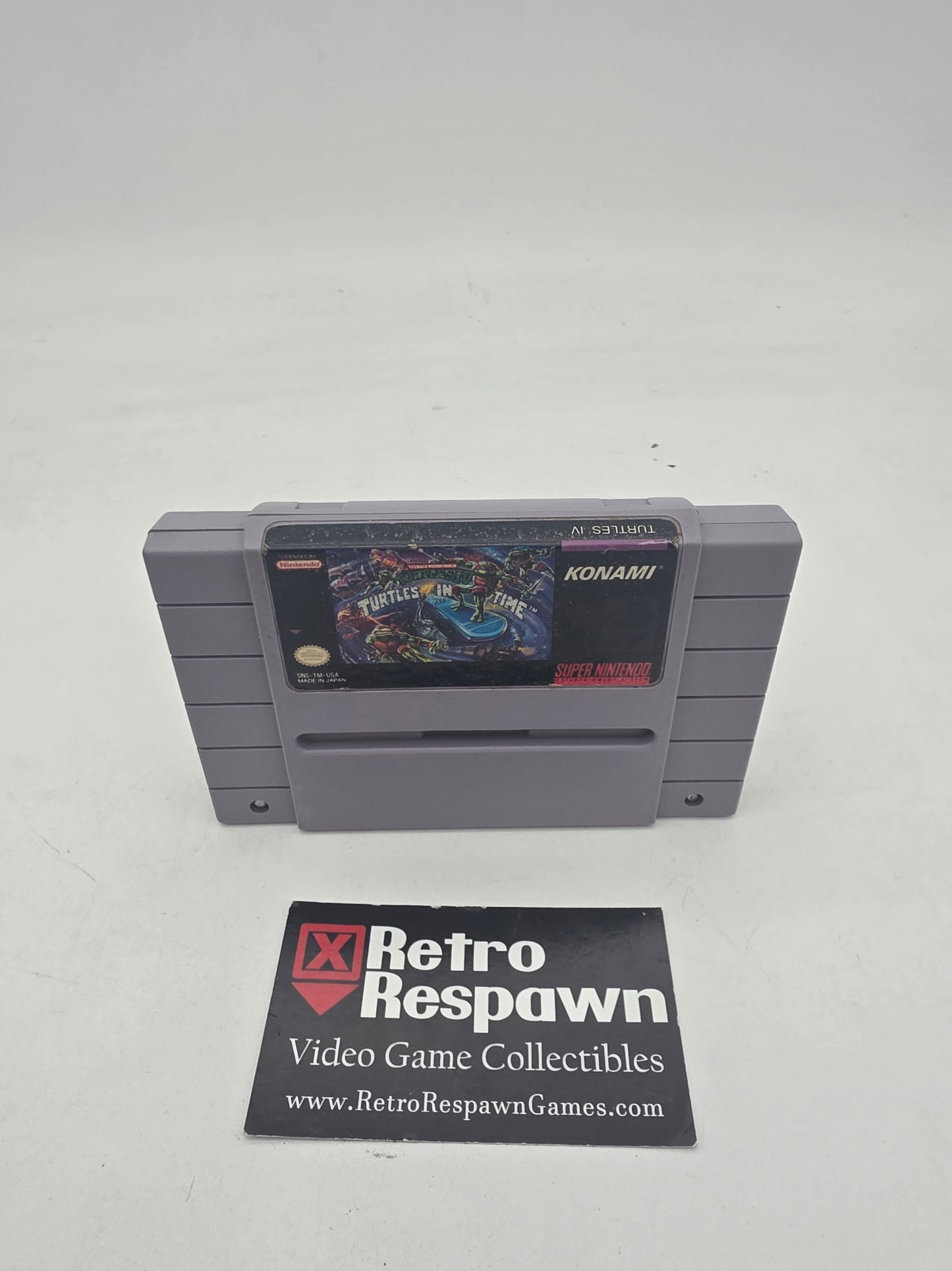 Teenage Mutant Ninja Turtles IV Turtles in Time - Super Nintendo (Game Only)