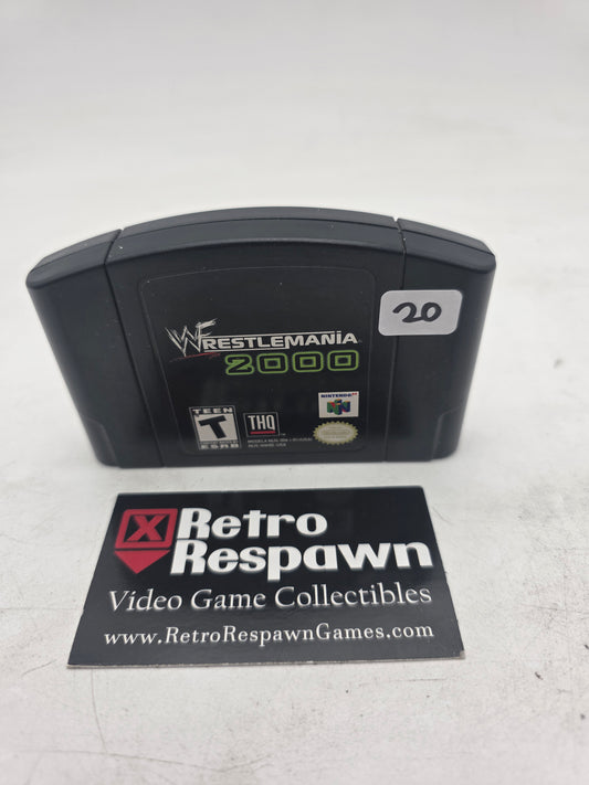 Wrestlemania 2000 - Nintendo 64 (Loose)