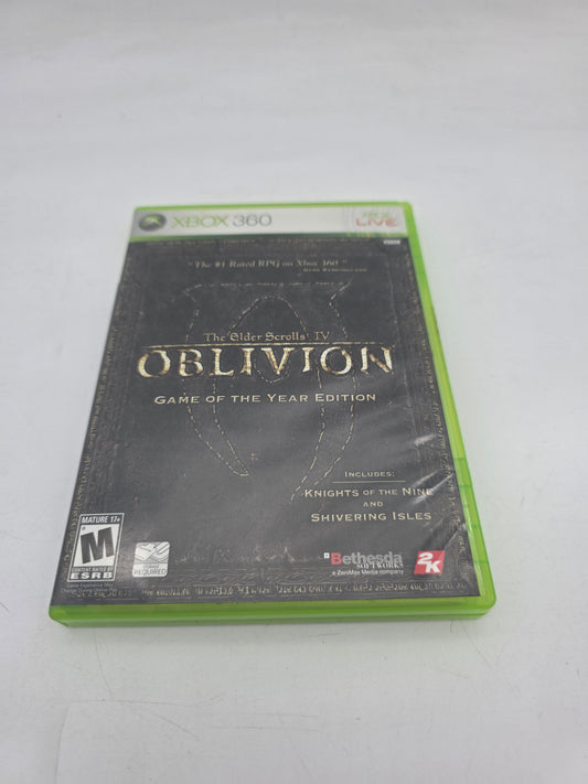 Elder Scrolls IV Oblivion [Game of the Year] - Xbox 360 (Complete)