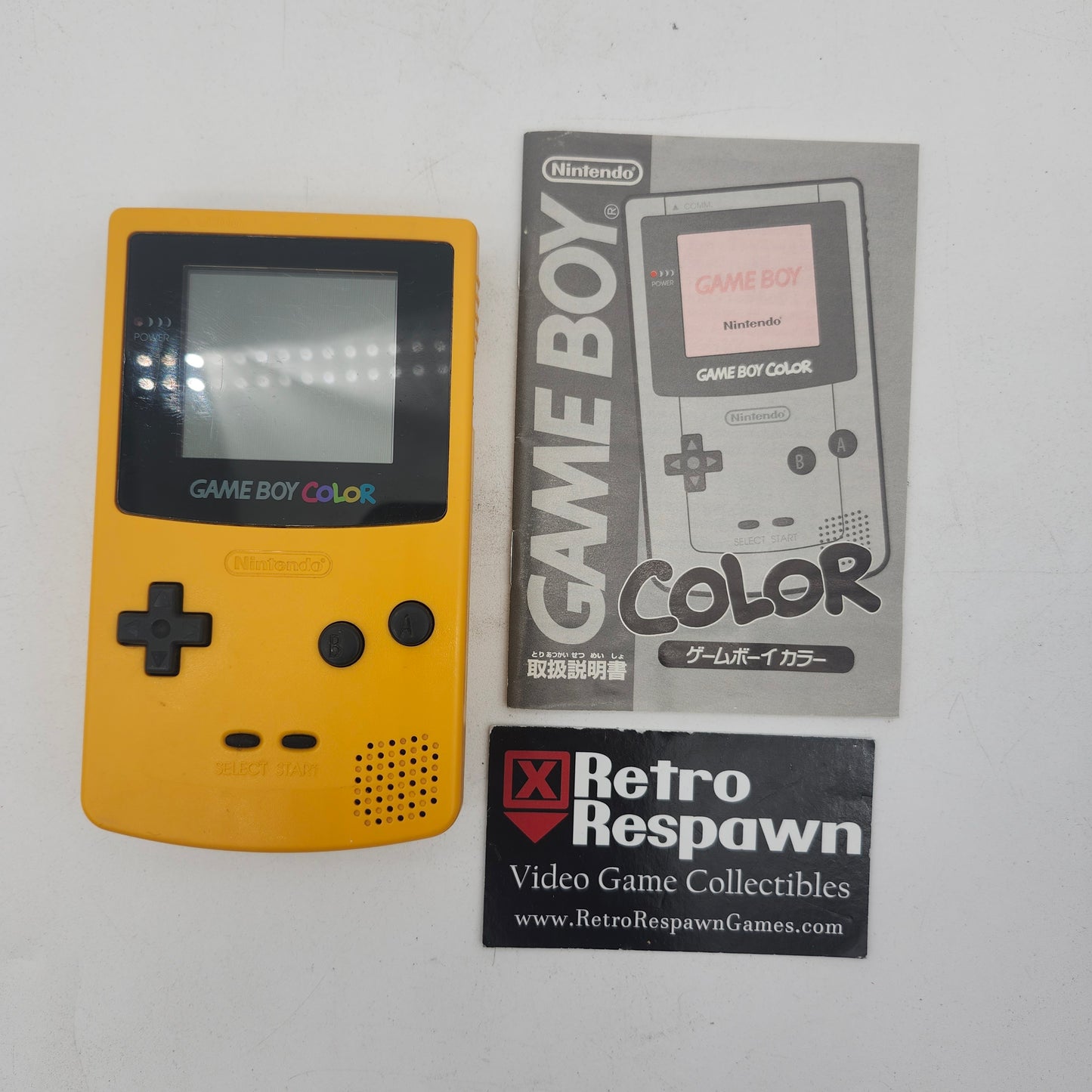 Game Boy Color Yellow - JP GameBoy Color (Complete)