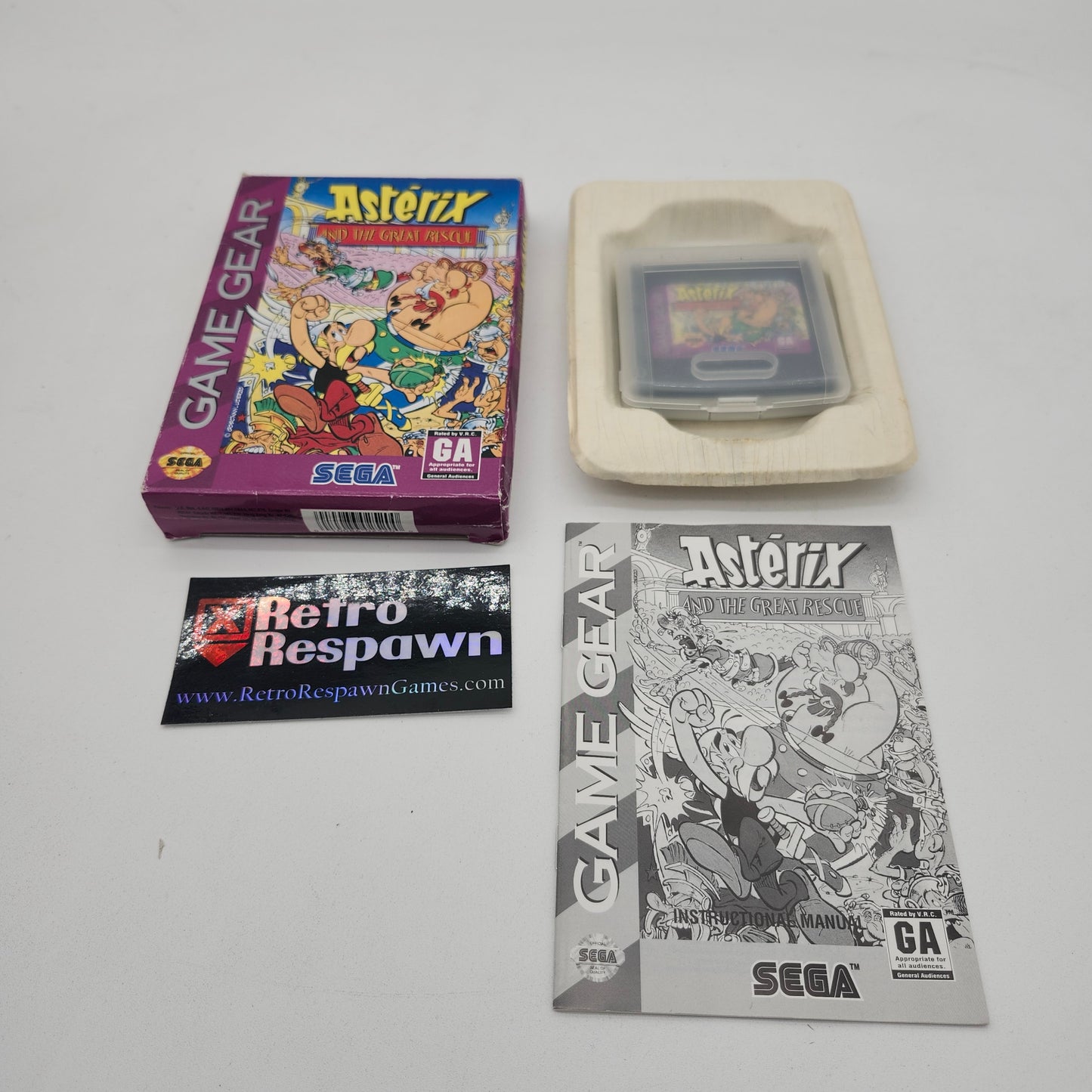 Asterix and the Great Rescue - Sega Game Gear (Complete)