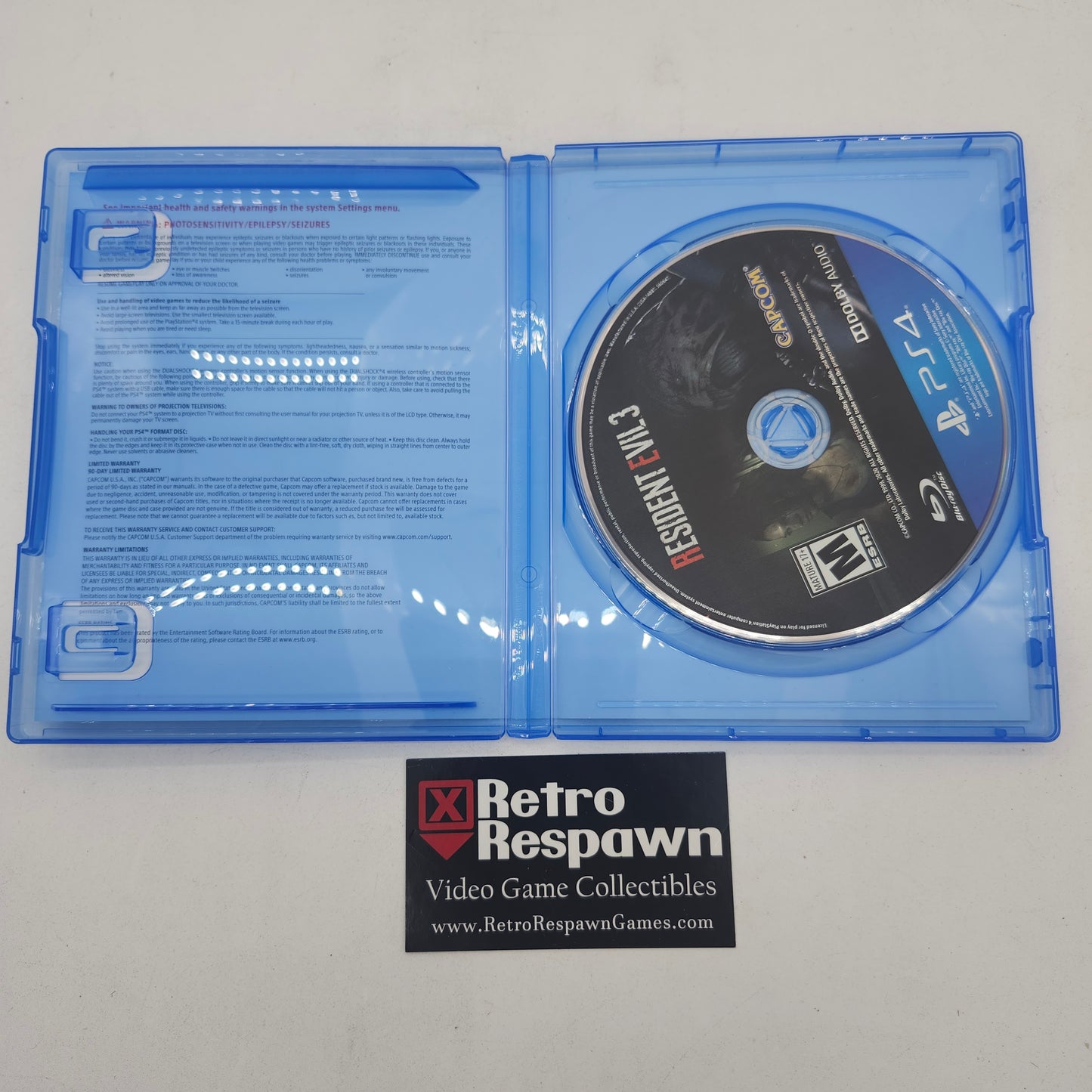 Resident Evil 3 - Playstation 4 (Complete)