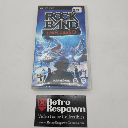 Rock Band Unplugged - PSP (Complete)