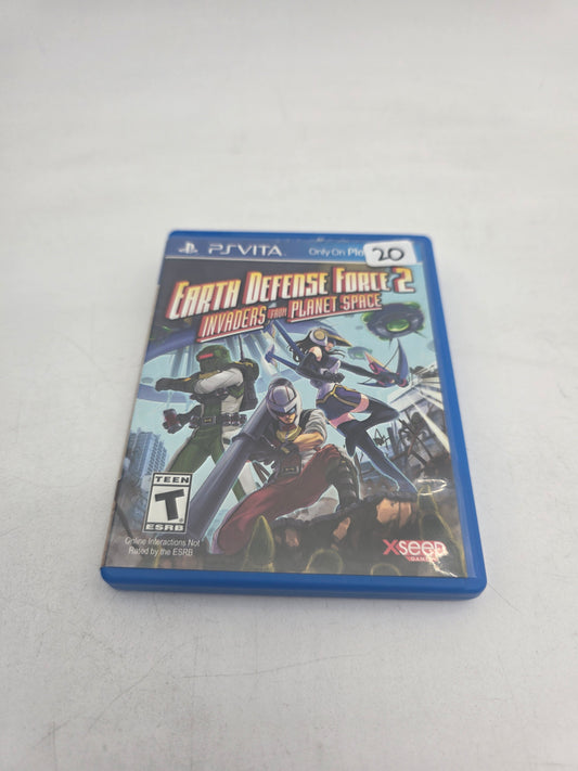 Earth Defense Force 2: Invaders From Planet Space - Playstation Vita (Complete)