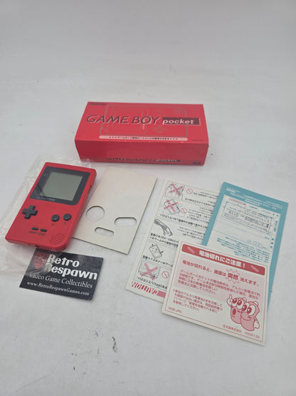 Red Game Boy Pocket - JP GameBoy (Complete)
