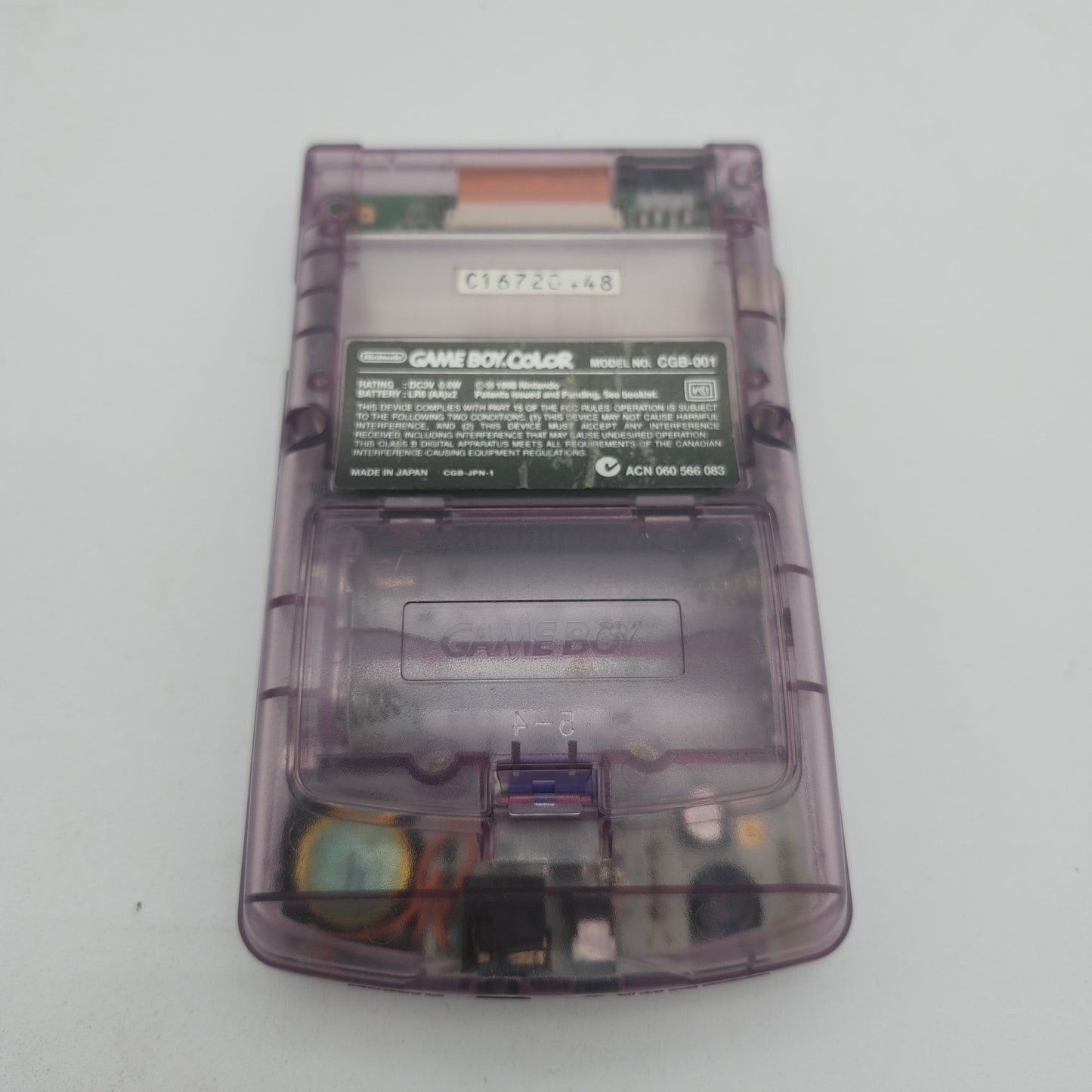 Clear Atomic Purple Game Boy Pocket - JP GameBoy (Complete)