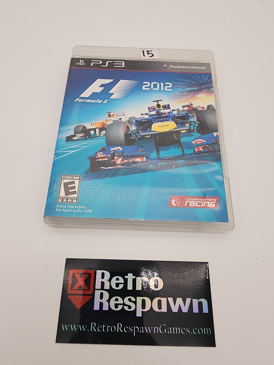 F1 2012 - Playstation 3 (Complete)