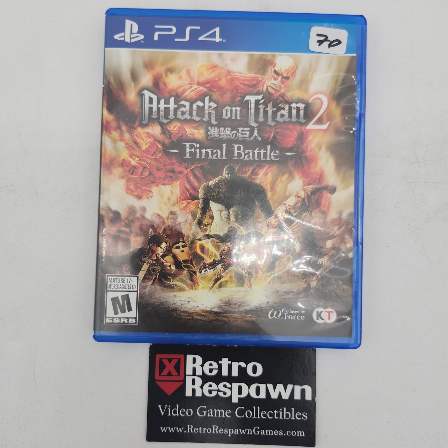 Attack on Titan 2: Final Battle - Playstation 4 (Complete)