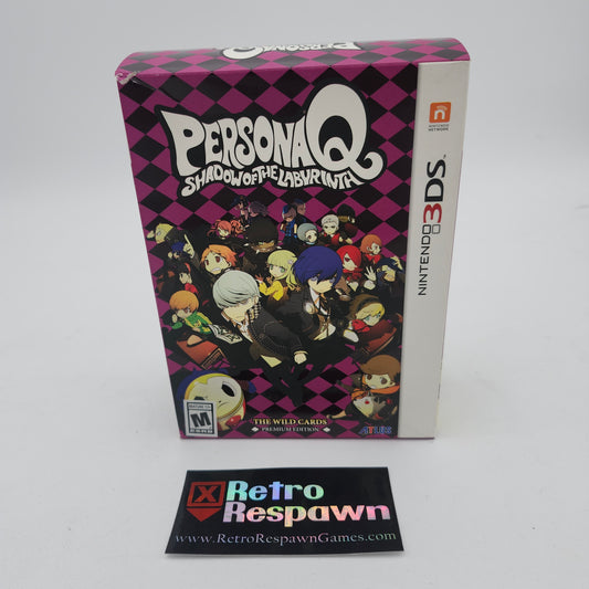 Persona Q: Shadow of the Labyrinth [Wild Cards Premium Edition] - Nintendo 3DS (Complete)