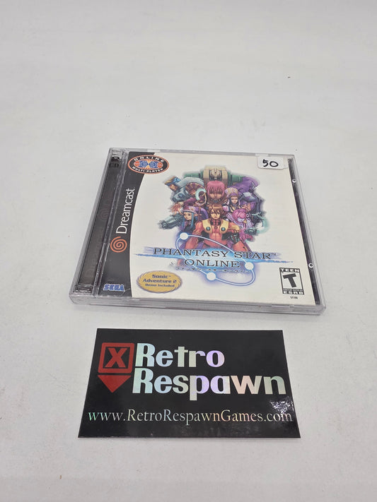 Phantasy Star Online - Sega Dreamcast (Complete)