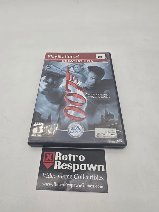 007 Everything or Nothing [Greatest Hits] - Playstation 2 (Complete)