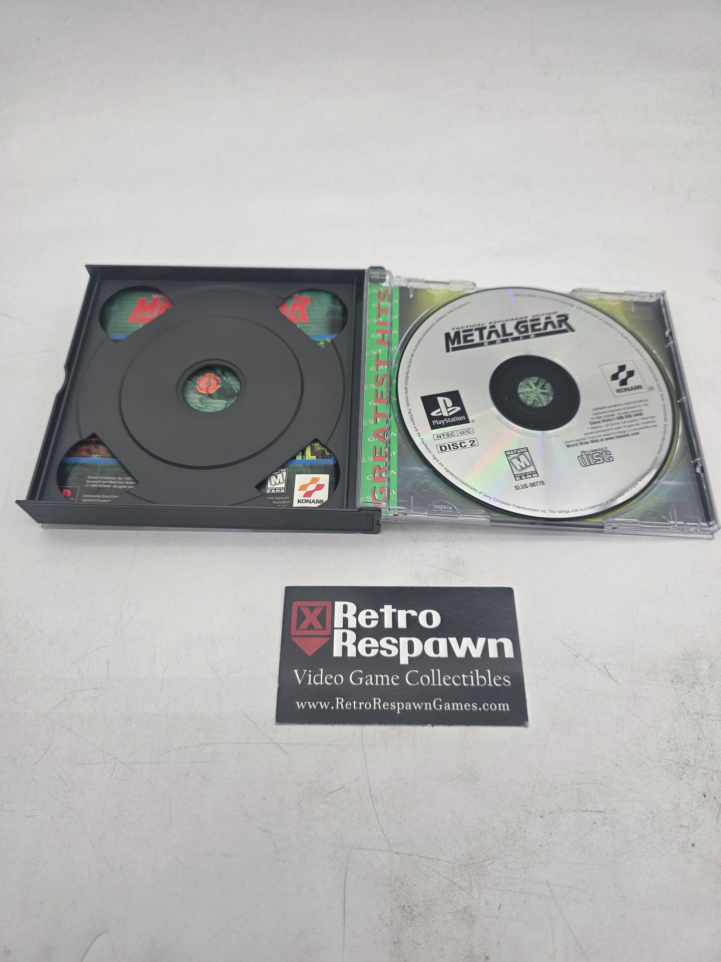 Metal Gear Solid [Greatest Hits] - Playstation (Complete)