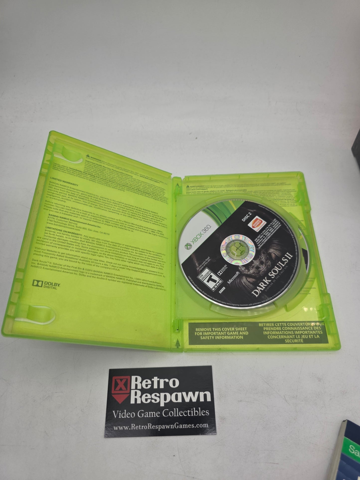 Dark Souls II: Scholar of the First Sin - Xbox 360 (Complete)