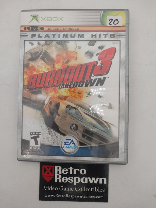 Burnout 3 Takedown [Platinum Hits] - Xbox (Complete)