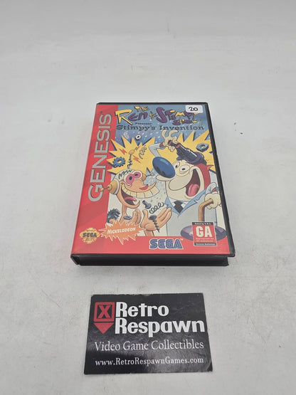 The Ren and Stimpy Show Stimpy's Invention - Sega Genesis (Complete)