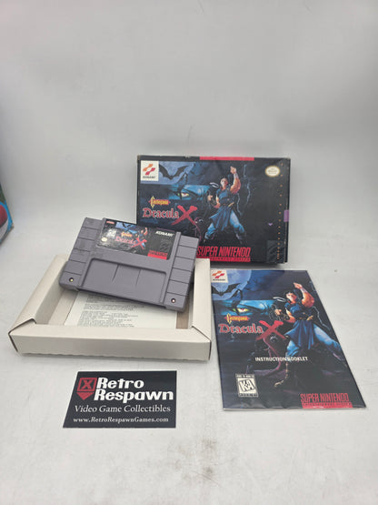 Castlevania Dracula X - Super Nintendo (Complete)