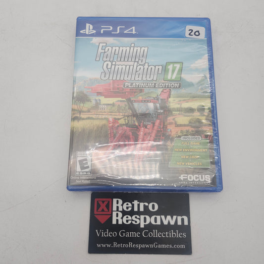 Farming Simulator 17 Platinum Edition - Playstation 4 (Sealed)