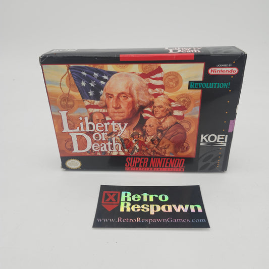 Liberty or Death - Super Nintendo (Complete)